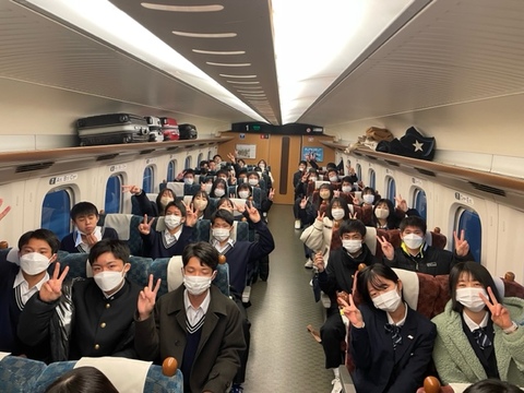 新幹線車内の様子